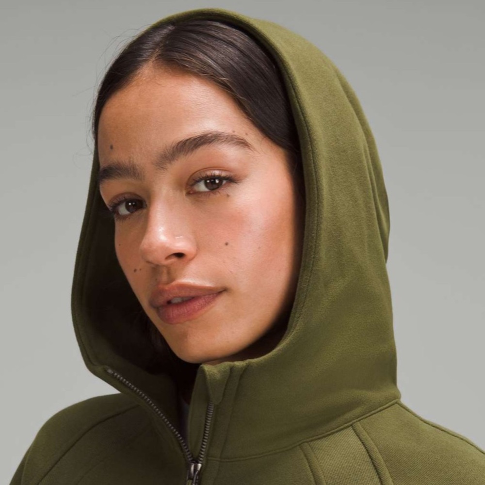 Lululemon Scuba Oversized Full-Zip Hoodie Ether Green Size XS/S - Picture 4 of 16